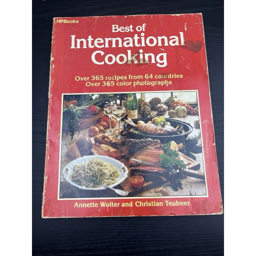 International Cooking 1984 Wolter Teubner Cookbook World Cuisine Recipes